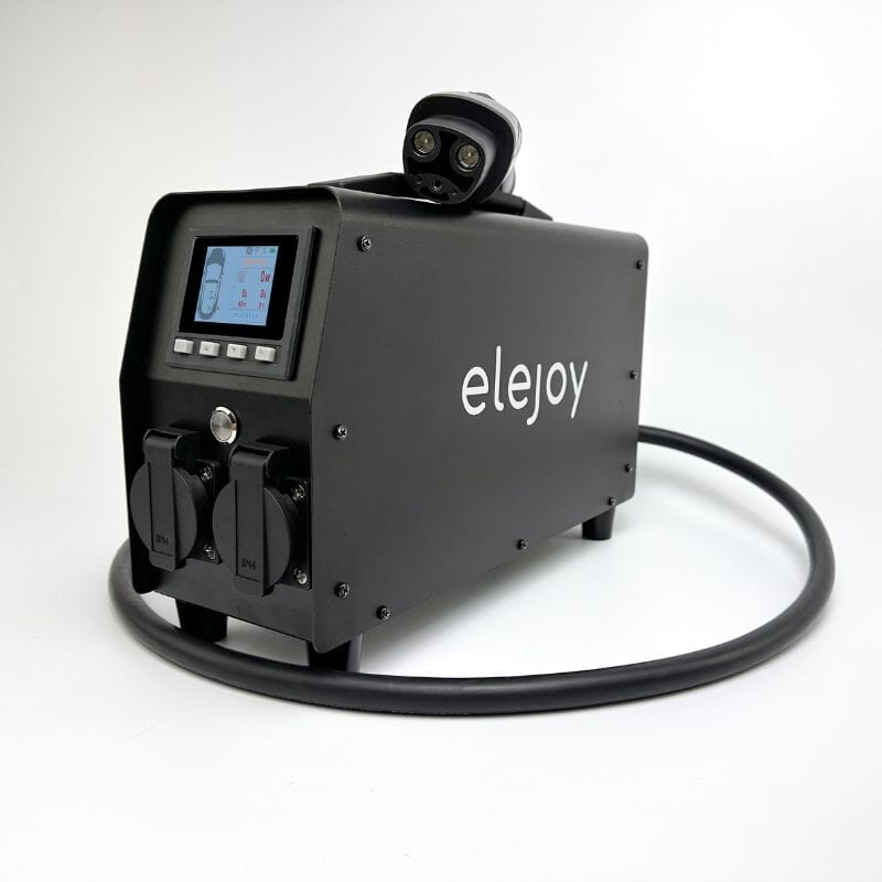 Elejoy 3000W Tesla V2L Power Discharger | 3.3kW Output | 120V/240V Dual Voltage | NACS Compatible | 1-Year Warranty