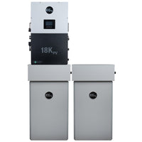 EG4 18K PowerPro ESS | 14.3kWh - 28.6kWh Capacity | EG4-18Kpv & EG4-PowerPro WallMount Battery Bundle | Outdoor Installation |10-Year Warranty - ShopSolar.com