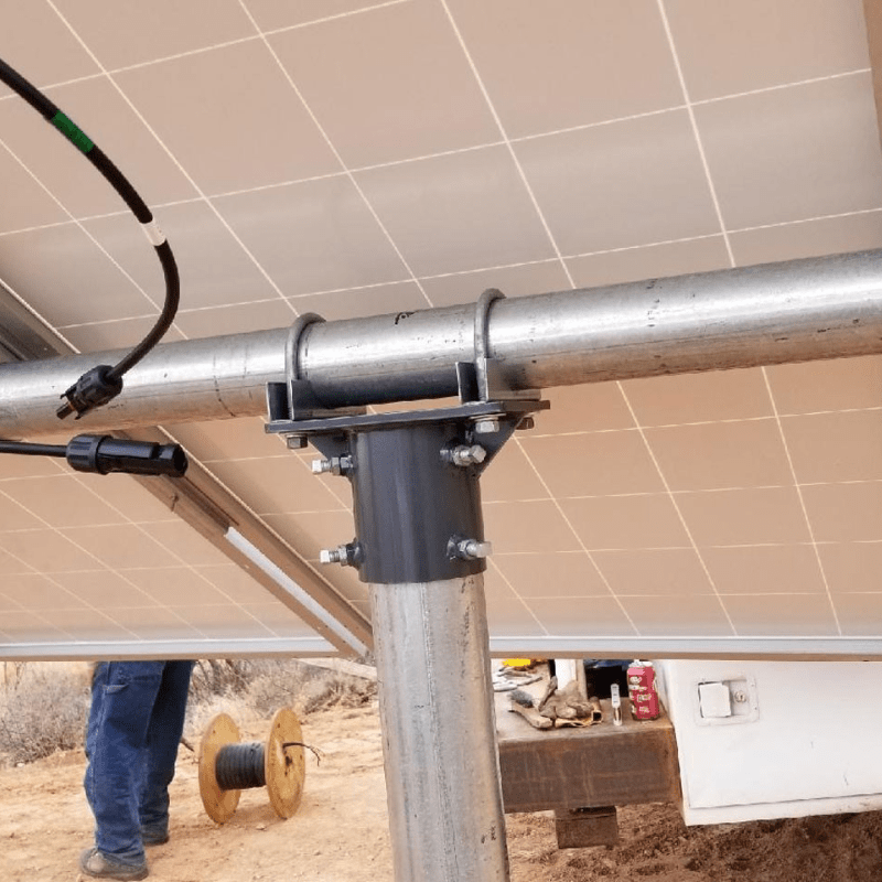 Tamarack Solar PGRM Top of Pole Mount | Portrait | 1–6 Modules | 0°–90° Adjustable Tilt | 1.18–2 in Frames | 110 MPH Rated - ShopSolar: Complete Solar Kits + Lifetime Customer Support