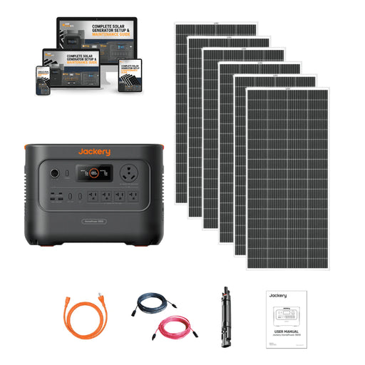Jackery HomePower 3000 Solar Generator Kits | 3,072Wh | 3,600W Output | Quad/Hex/Octo 800W–1,600W Rigid Solar | <20ms UPS | 2-Year Warranty - ShopSolar: Complete Solar Kits + Lifetime Customer Support