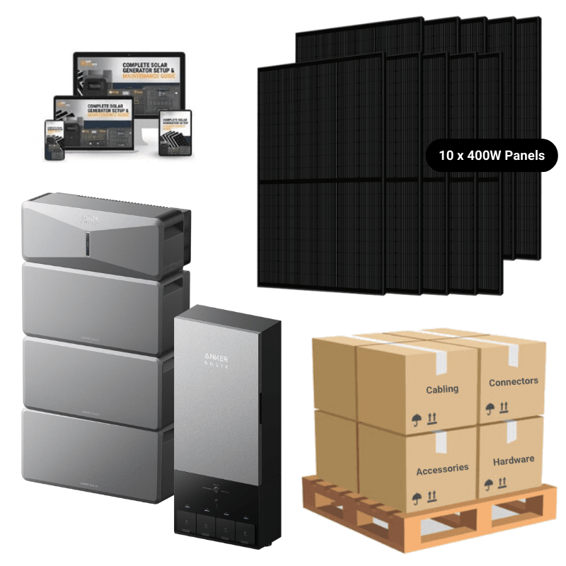 18kWh / 10 x 400W Solar Panels / Automatic