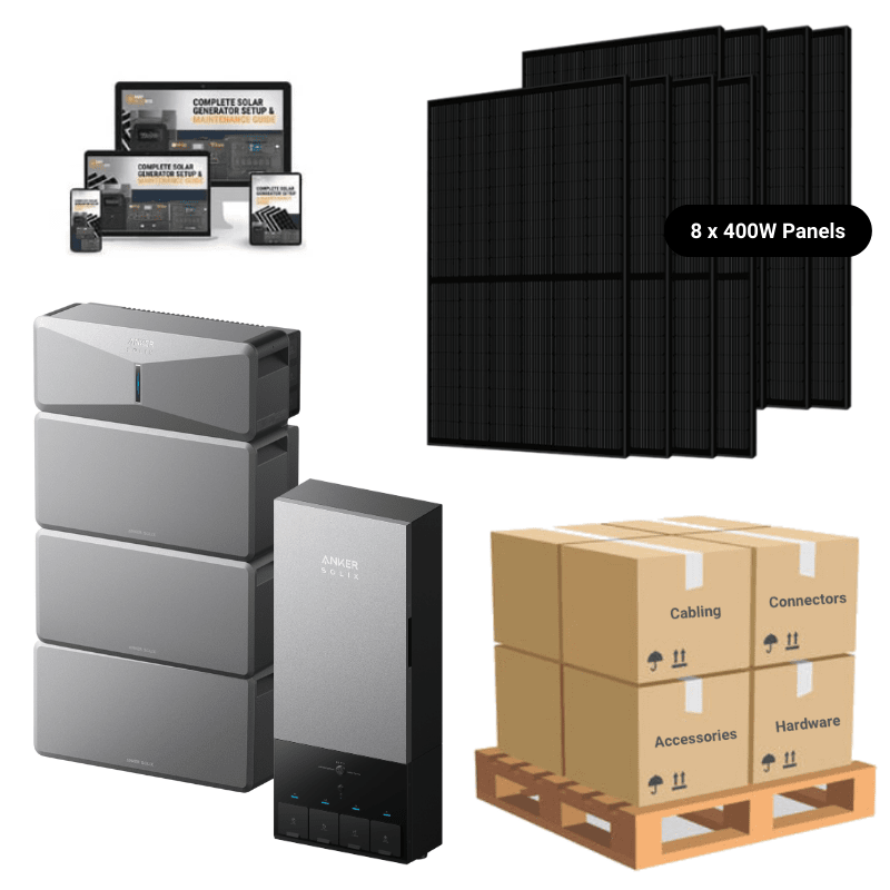 Anker SOLIX E10 Whole Home Backup System | 6-18kWh LiFePO4 Battery | 10-30 kW Turbo Output | Smart Grid & Storm-Guard - ShopSolar: Complete Solar Kits + Lifetime Customer Support