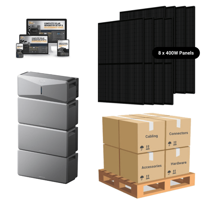 Anker SOLIX E10 Whole Home Backup System | 6-18kWh LiFePO4 Battery | 10-30 kW Turbo Output | Smart Grid & Storm-Guard - ShopSolar: Complete Solar Kits + Lifetime Customer Support