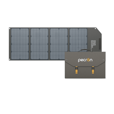 Pecron 200W Portable Solar Panel | 36V Output | MC4 Connector | Foldable & Lightweight Design | 21% Efficiency | 1-Year Warranty - ShopSolar: Complete Solar Kits + Lifetime Customer Support