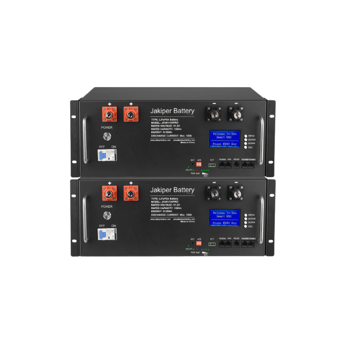 Jakiper PRO [V2] 48V / 100Ah Lithium Battery - 5.12kWh Server Rack