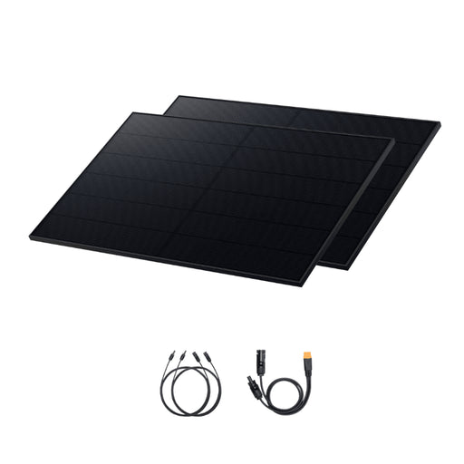 Anker SOLIX 2 × 440W Rigid Solar Panels | 880W Total | Bifacial + 25% Efficiency | IP68 Rated | 30-Year Guarantee - ShopSolar: Complete Solar Kits + Lifetime Customer Support