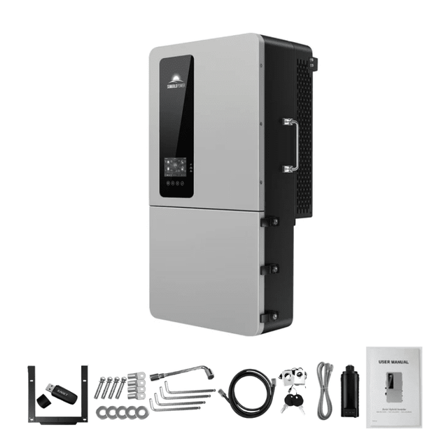 SunGoldPower 12,000W 48V All-In-One Hybrid Solar Inverter | 200A Whole Home Backup | 18kW PV Input | Scalable to 72kW | UL Certified | 10-Year Warranty - ShopSolar: Complete Solar Kits + Lifetime Customer Support