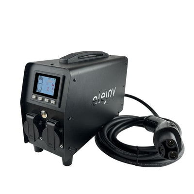 Elejoy 3000W Tesla V2L Power Discharger | 3.3kW Output | 120V/240V Dual Voltage | NACS Compatible | 1-Year Warranty