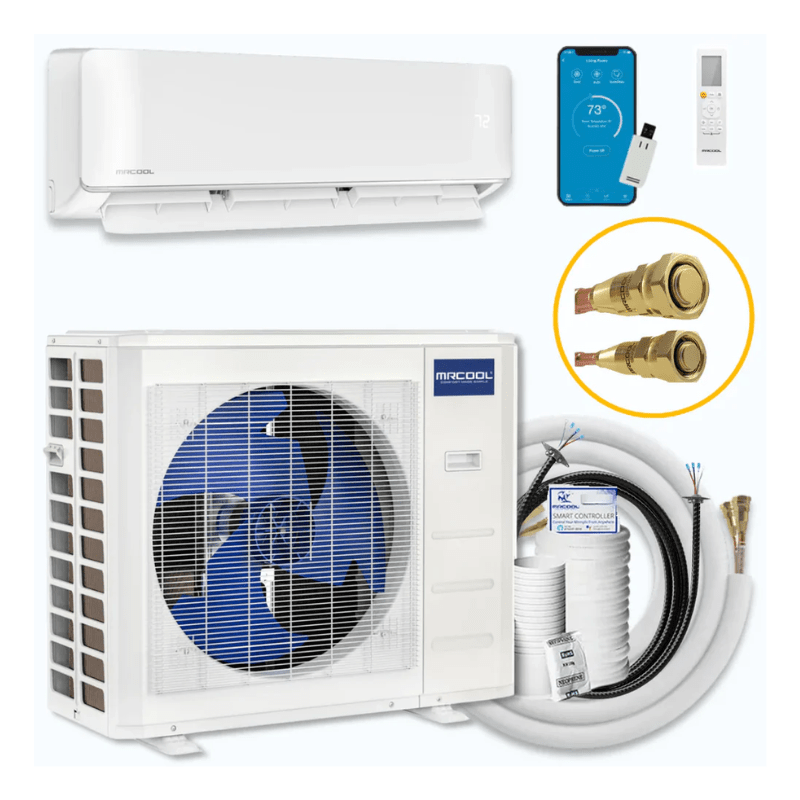 MRCOOL DIY 9,000 BTU Mini Split Heat Pump | 5th Gen | 115V | 23.6 SEER2 | Covers Up to 400 Sq. Ft | Pre-Charged R-454B | Smart Controls | Lifetime Warranty - ShopSolar: Complete Solar Kits + Lifetime Customer Support