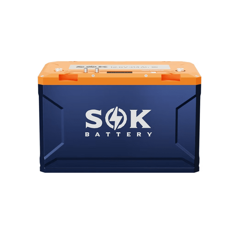 SOK 314Ah 12V LiFePO4 Battery | 3.7kWh | Bluetooth, Built-In Heater + CANBus | SK12V314 | 4,000–8,000 Cycles | 7-Year Warranty - ShopSolar: Complete Solar Kits + Lifetime Customer Support