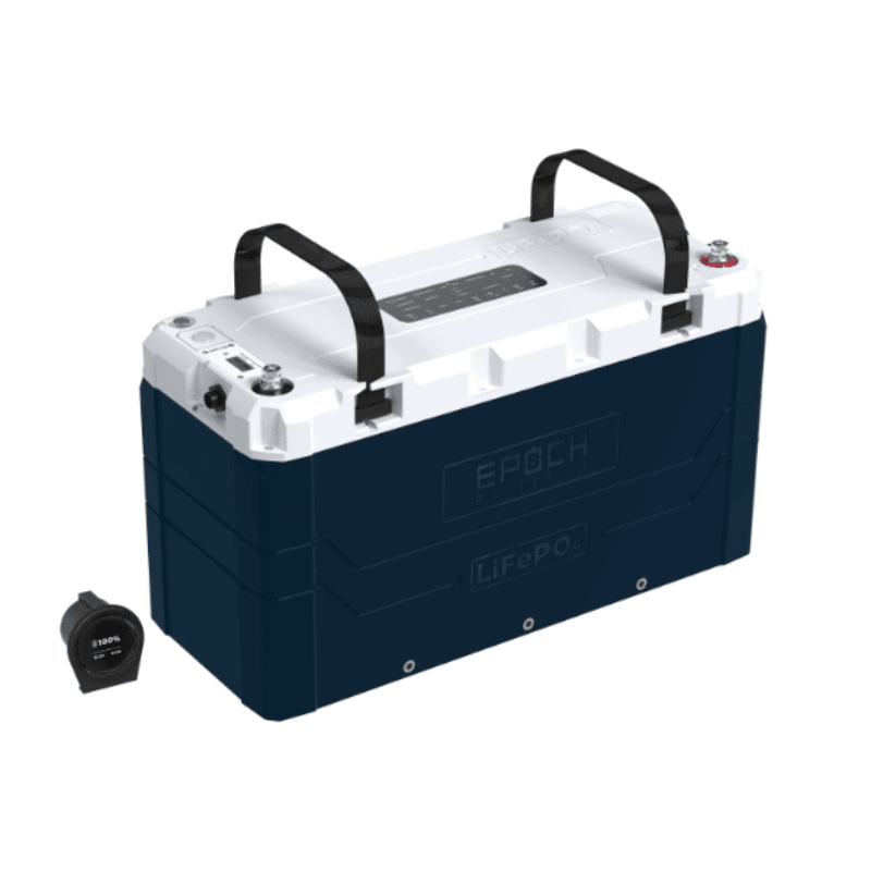 Epoch 12V 460Ah LiFePO4 Battery | IP67 Waterproof | Bluetooth Monitoring + Heating | 10-Year Warranty - ShopSolar: Complete Solar Kits + Lifetime Customer Support