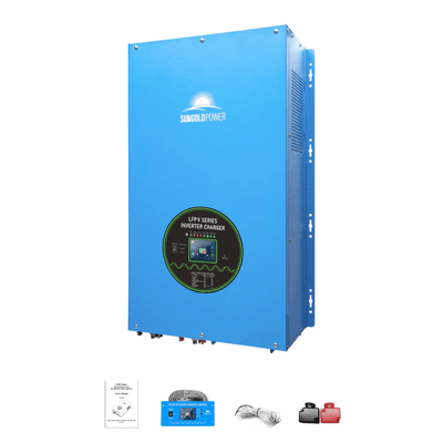 Sungold Power 12kW 48V Split-Phase Pure Sine Wave Inverter Charger | 36,000W Surge | 120/240V Output (240V Input) | 115A Charger (PFC) | AGS + Remote + BTS | No MPPT - ShopSolar: Complete Solar Kits + Lifetime Customer Support