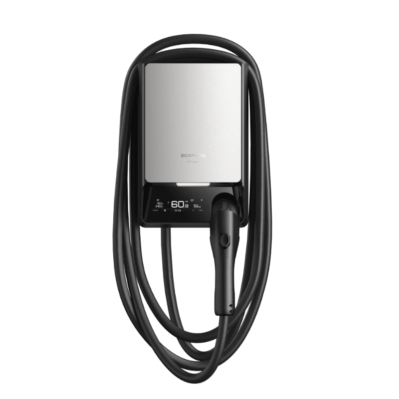 EcoFlow OCEAN EV Charger | 11.5kW Fast Charging | Smart Solar-Optimized EV Charging | Wi-Fi & Bluetooth Enabled | Indoor/Outdoor | 5-Year Warranty - ShopSolar: Complete Solar Kits + Lifetime Customer Support