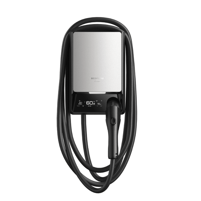 EcoFlow OCEAN EV Charger | 11.5kW Fast Charging | Smart Solar-Optimized EV Charging | Wi-Fi & Bluetooth Enabled | Indoor/Outdoor | 5-Year Warranty - ShopSolar: Complete Solar Kits + Lifetime Customer Support