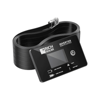 Rich Solar Inverter Remote Control | LCD Display | Nova Pure, Switch & Supercharger Compatible | Flush Mount | Wired Control - ShopSolar.com