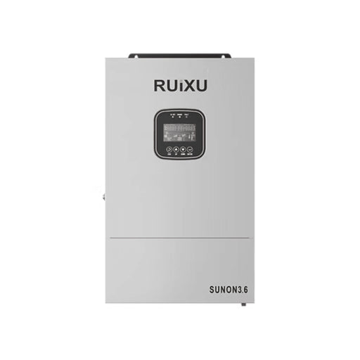 RUiXU SUNON3.6 Off-Grid Inverter | 3.6kW | 48V | Stackable to 21.6kW | UL1741 Certified | Hybrid Solar & Grid Charging | WiFi Monitoring - ShopSolar: Complete Solar Kits + Lifetime Customer Support