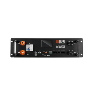 Rich Solar ALPHA 5 PRO Server Rack Battery | 51.2V 100Ah LiFePO4 Battery | 7,000 Lifetime Cycles | 10 Year Warranty | UL1973, UL9540A Certified