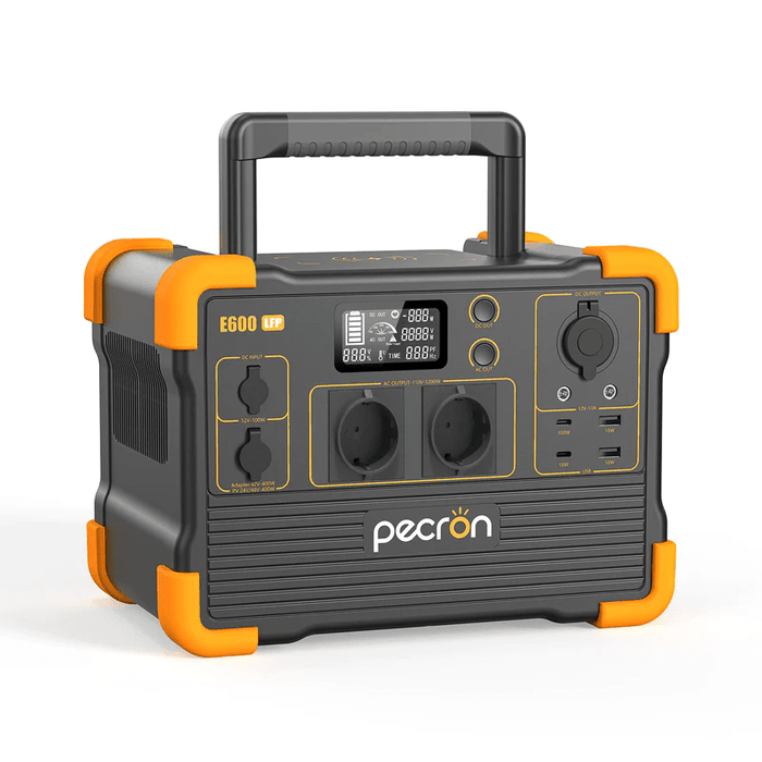 Pecron E600LFP 1200W / 614Wh Portable Power Station + Choose Your Custom Bundle | Complete Solar Generator Kit - ShopSolar.com