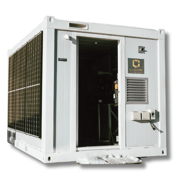 Li-Cube Microgrid Kit | 4.8kW Solar + 20.48–40.96kWh Lithium Storage | Dual Multi-Plus Inverters | Plug-and-Play Containerized Power - ShopSolar: Complete Solar Kits + Lifetime Customer Support