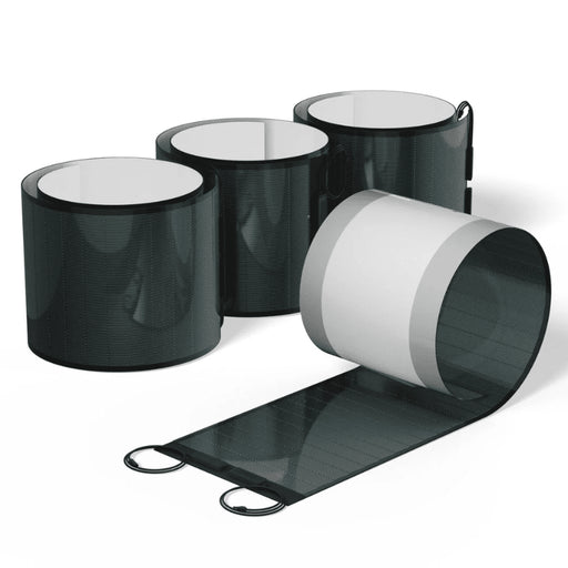 BougeRV Yuma 400W CIGS Flexible Solar Panel Kit | 4 x 100W Long Panels | Thin-Film with Adhesive Tape | Shade-Optimized | 10-Year Warranty - ShopSolar.com