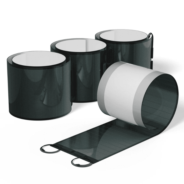 BougeRV Yuma 400W CIGS Flexible Solar Panel Kit | 4 x 100W Long Panels | Thin-Film with Adhesive Tape | Shade-Optimized | 10-Year Warranty - ShopSolar.com