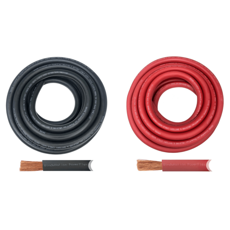 4/0 Gauge Welding & Battery Cable | Pure Copper | Ultra-Flexible EPDM | 600V | -58°F to 221°F - ShopSolar: Complete Solar Kits + Lifetime Customer Support