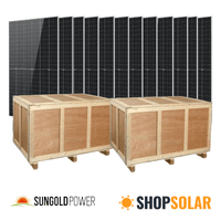 SunGoldPower 590W Bifacial N-Type Solar Panels | Full Pallet (31 Panels) | SGN-590-BDG1 | Up to 130% Output | UL61730 & CEC Listed - ShopSolar: Complete Solar Kits + Lifetime Customer Support