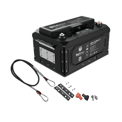 BigBattery HUSKY 2 PWR | 48V 5.12kWh LiFePO4 Battery | High Power | IP65 | Self-Heating | Golf Cart, UTV & Utility Ready | 10-Year Warranty - ShopSolar: Complete Solar Kits + Lifetime Customer Support