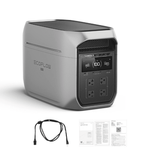 EcoFlow DELTA 3 Max Plus – 2,048Wh / 3,000W Portable Power Station + Choose Custom Solar Panel Bundle Option | 5-Year Warranty | Complete Solar Kit - ShopSolar: Complete Solar Kits + Lifetime Customer Support
