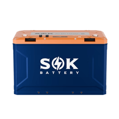 SOK 150Ah 24V LiFePO4 Battery | 3.84kWh | Bluetooth, Built‑In Heater + CANBus | SK24V150PH | 15,000+ Cycles | 7‑Year Warranty - ShopSolar: Complete Solar Kits + Lifetime Customer Support
