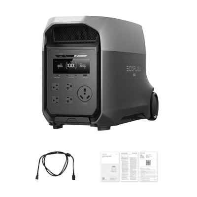 EcoFlow DELTA 3 Ultra – 3,072Wh / 3,600W Portable Power Station + Choose Custom Solar Panel Bundle Option | 5-Year Warranty | Complete Solar Kit - ShopSolar: Complete Solar Kits + Lifetime Customer Support