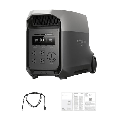 EcoFlow DELTA 3 Ultra – 3,072Wh / 3,600W Portable Power Station + Choose Custom Solar Panel Bundle Option | 5-Year Warranty | Complete Solar Kit - ShopSolar: Complete Solar Kits + Lifetime Customer Support