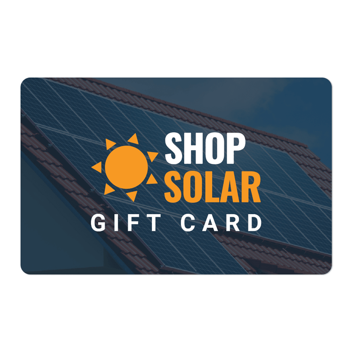 ShopSolar - Gift Card - ShopSolar.com