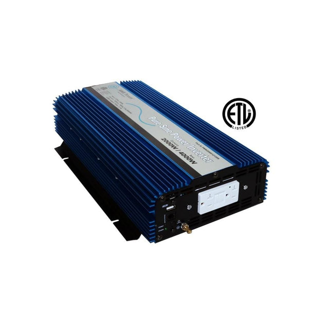 *[Refurbished]* 2000 Watt Pure Sine Wave Inverter ETL Listed to UL 458 - ShopSolar.com