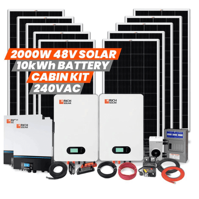 Rich Solar 48V Cabin Kits + Choose Your Custom Bundle | Cabin, RV, Off-Grid Solar Kit - ShopSolar.com