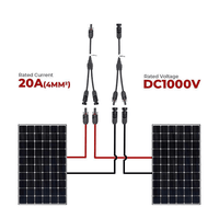 BougeRV Solar Connectors Y Branch Parallel Adapter Cable Wire - ShopSolar.com