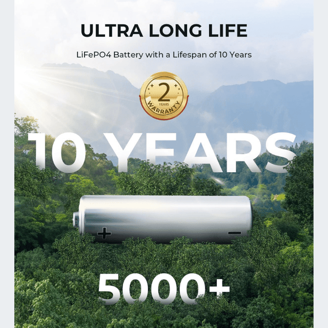 Oukitel P5000 Pro Portable Power Station | 5,120Wh LiFePO4 | 3,600W Inverter | UPS + Fast Charging | 3-Year Warranty - ShopSolar.com