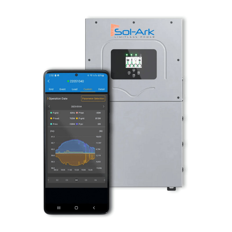 60kW Complete Solar Kit - Sol-Ark 60K Inverter - 60kWh Lithium Battery - High-Voltage - HVK-PRO - ShopSolar: Complete Solar Kits + Lifetime Customer Support