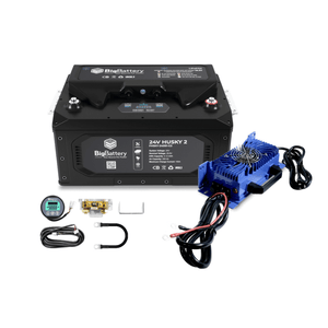 BigBattery 24V HUSKY 2 LiFePO4 Battery | 105Ah, 2.5kWh | Expandable Kits up to 7.5kWh | 12-Year Warranty - ShopSolar: Complete Solar Kits + Lifetime Customer Support