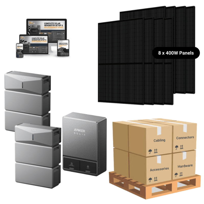 Anker SOLIX E10 DUAL - Whole Home Backup System | 12-48 kWh LiFePO4 Battery | Up to 20kW Turbo Output | Smart Grid & Storm-Guard - ShopSolar: Complete Solar Kits + Lifetime Customer Support