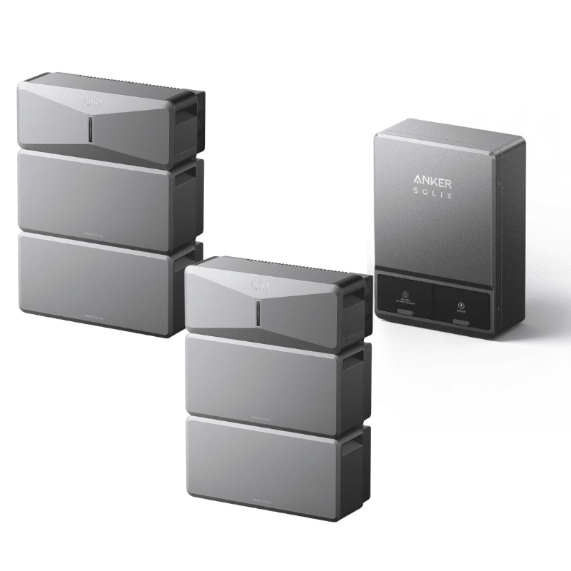 Anker SOLIX E10 DUAL - Whole Home Backup System | 12-48 kWh LiFePO4 Battery | Up to 20kW Turbo Output | Smart Grid & Storm-Guard - ShopSolar: Complete Solar Kits + Lifetime Customer Support