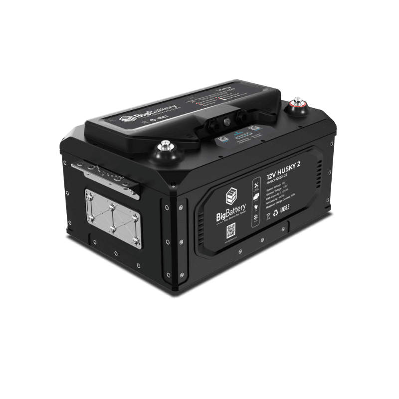 BigBattery 12V HUSKY 2 LiFePO4 Battery | 400Ah, 5.12kWh | Built-In BMS + Ring Terminal | 10-Year Warranty - ShopSolar: Complete Solar Kits + Lifetime Customer Support