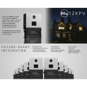 EG4 12kPV + 14.3kWh WallMount Indoor Battery | Choose Bundle | 10-Year Warranty - ShopSolar.com