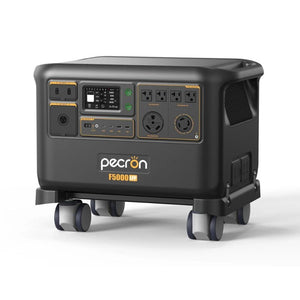 PECRON F5000 LFP Portable Power Station | 5,120Wh | 7,200W | Dual MPPT | 120V/240V Output | 5-Year Warranty