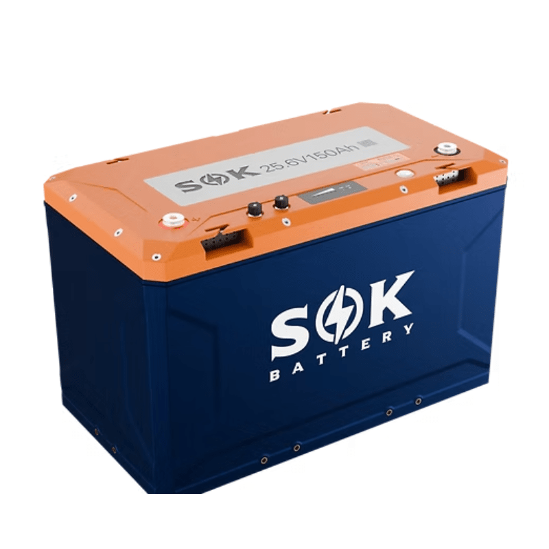 SOK 150Ah 24V LiFePO4 Battery | 3.84kWh | Bluetooth, Built‑In Heater + CANBus | SK24V150PH | 15,000+ Cycles | 7‑Year Warranty - ShopSolar: Complete Solar Kits + Lifetime Customer Support