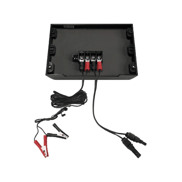 ACOPOWER 20A ProteusX Waterproof PWM Solar Charge Controller with Alligator Clips and MC4 Connectors - ShopSolar.com