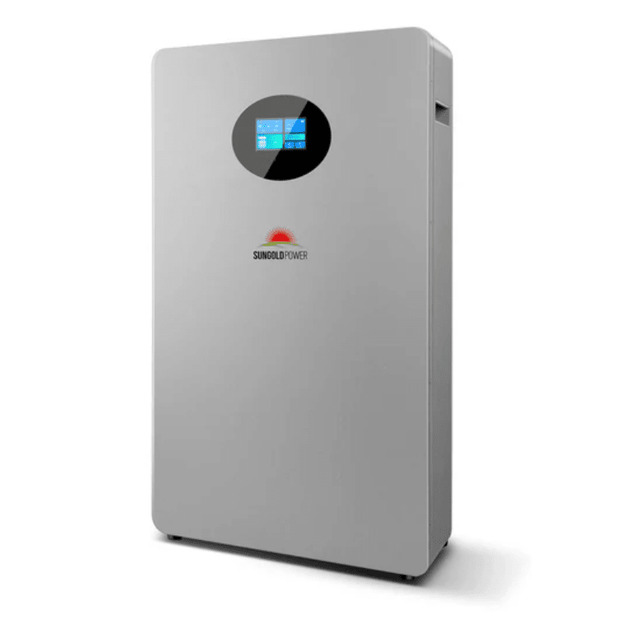 SunGold Power Powerwall X 51.2V 200Ah LiFePO4 Battery | 10.24kWh Solar Energy Storage with Touchscreen & BMS | 10-year Warranty - ShopSolar.com