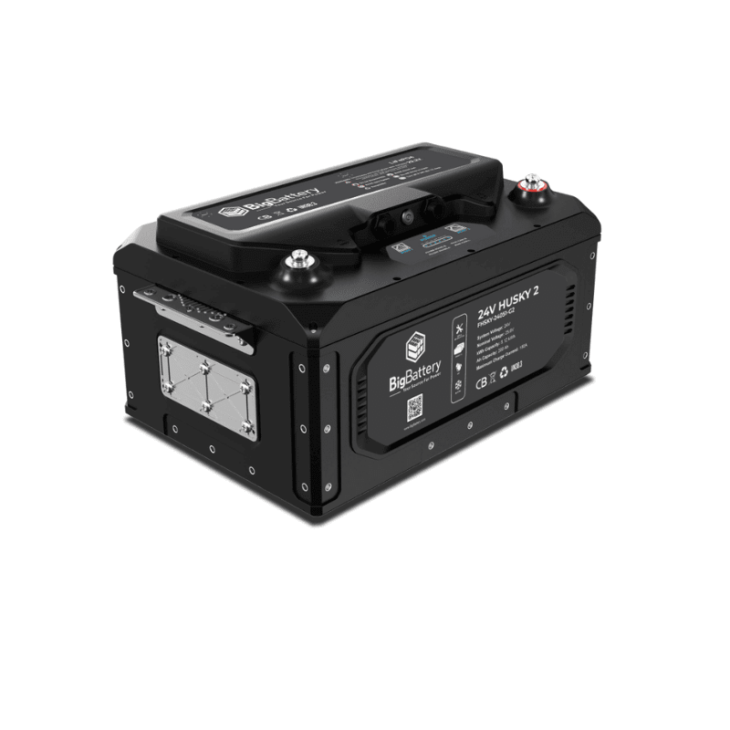 BigBattery 24V HUSKY 2 LiFePO4 Battery | 105Ah, 2.5kWh | Expandable Kits up to 7.5kWh | 12-Year Warranty - ShopSolar: Complete Solar Kits + Lifetime Customer Support