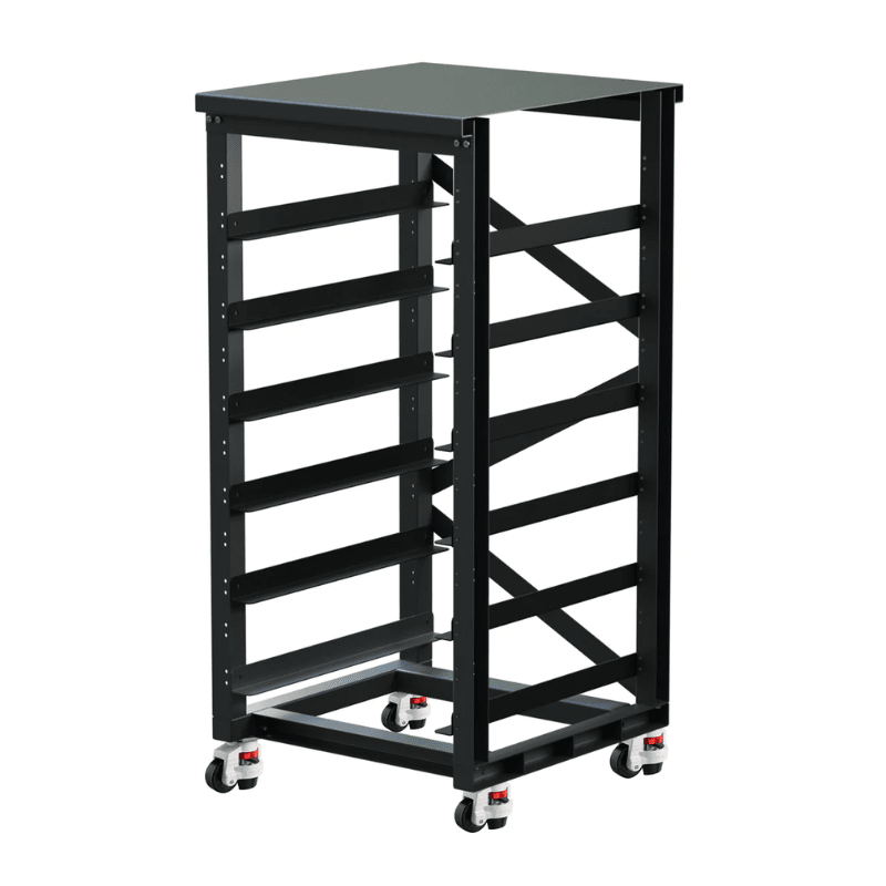 Eco-Worthy 6-Layer 19-Inch Rack for Server Rack Batteries | Holds Up to 6 x 3U Batteries | Heavy-Duty Steel | Easy Assembly - ShopSolar: Complete Solar Kits + Lifetime Customer Support