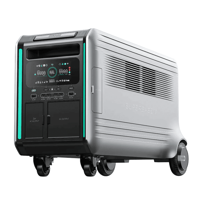 Zendure SuperBase V Portable Power Station 6,438Wh / 3,800W Solar Generator - ShopSolar.com